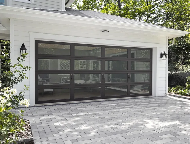 West Haven Garage Door Repair design specialist presenting custom garage door options to West Haven homeowner