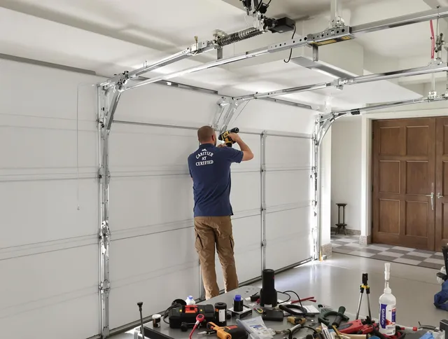 West Haven Garage Door Repair certified technician performing precision garage door repair in West Haven