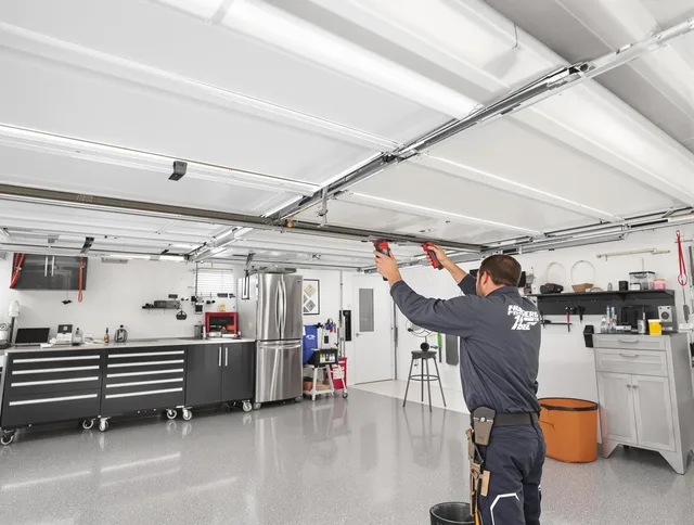 Overhead garage door repair service by West Haven Garage Door Repair in West Haven