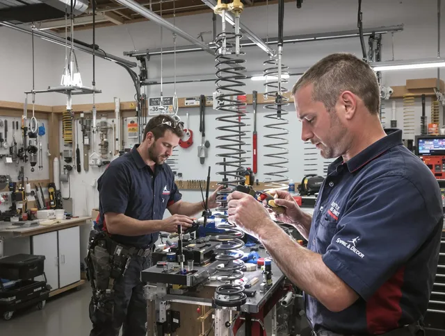 Garage door spring repair service by West Haven Garage Door Repair in West Haven